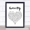 Paul Weller Gravity Heart Song Lyric Quote Print