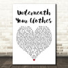 Shakira Underneath Your Clothes Heart Song Lyric Quote Print