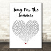 Stereophonics Song For The Summer Heart Song Lyric Quote Print