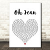 The Proclaimers Oh Jean Heart Song Lyric Quote Print