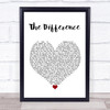 Tyler Rich The Difference Heart Song Lyric Quote Print