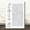 Chesney Hawkes I Am The One And Only White Script Song Lyric Quote Print