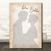 Yellowcard Dear Bobbie Man Lady Bride Groom Wedding Song Lyric Framed Print