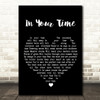 Bob Seger In Your Time Black Heart Song Lyric Framed Print