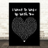 Boris Gardiner I Want To Wake With You Black Heart Song Lyric Framed Print