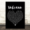Damien Rice Volcano Black Heart Song Lyric Framed Print