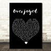 Matchbox 20 Overjoyed Black Heart Song Lyric Framed Print