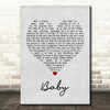 Devendra Banhart Baby Grey Heart Song Lyric Framed Print