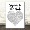 Camila Cabello Crying In The Club White Heart Song Lyric Framed Print