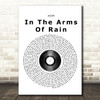 HIM In The Arms Of Rain Vinyl Record Song Lyric Framed Print