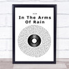 HIM In The Arms Of Rain Vinyl Record Song Lyric Framed Print