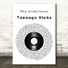The Undertones Teenage Kicks Vinyl Record Song Lyric Framed Print