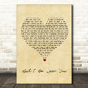 LeAnn Rimes But I Do Love You Vintage Heart Song Lyric Framed Print