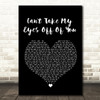 Lauryn Hill Can't Take My Eyes Off Of You Black Heart Song Lyric Print