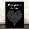 Ariana Grande Honeymoon Avenue Black Heart Song Lyric Print