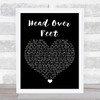 Alanis Morissette Head Over Feet Black Heart Song Lyric Print