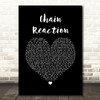 Diana Ross Chain Reaction Black Heart Song Lyric Print