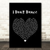 Lee Brice I Don't Dance Black Heart Song Lyric Print