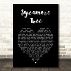 The Hunna Sycamore Tree Black Heart Song Lyric Print