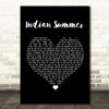 Stereophonics Indian Summer Black Heart Song Lyric Print