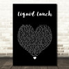 Caro Emerald Liquid Lunch Black Heart Song Lyric Print