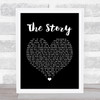 Brandi Carlile The Story Black Heart Song Lyric Print