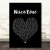 Panic! At The Disco Nicotine Black Heart Song Lyric Print