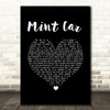 The Cure Mint Car Black Heart Song Lyric Print