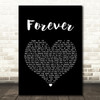 Lewis Capaldi Forever Black Heart Song Lyric Print