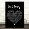 Olly Murs History Black Heart Song Lyric Print