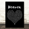 Kane Brown Heaven Black Heart Song Lyric Print