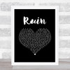 Shawn Mendes Ruin Black Heart Song Lyric Print