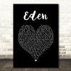 The Script Eden Black Heart Song Lyric Print