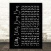 Dick Van Dyke Chitty Chitty Bang Bang Black Script Song Lyric Print