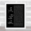 Diana Ross It's My Turn Black Script Song Lyric Print