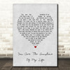 Stevie Wonder You Are The Sunshine Of My Life Grey Heart Song Lyric Print