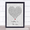 Don McLean Castles In The Air Grey Heart Song Lyric Print