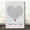 Alanis Morissette Head Over Feet Grey Heart Song Lyric Print