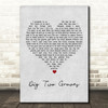 Randy Travis Dig Two Graves Grey Heart Song Lyric Print