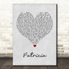 Florence + The Machine Patricia Grey Heart Song Lyric Print