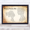 Blane Howard Promise To Love Her Man Lady Couple Song Lyric Print