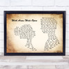 Creed With Arms Wide Open Man Lady Couple Song Lyric Print
