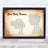 The Isley Brothers Between The Sheets Man Lady Couple Song Lyric Print