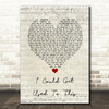 Becky Hill & Weiss I Could Get Used To This Script Heart Song Lyric Print