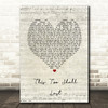 Anderson East This Too Shall Last Script Heart Song Lyric Print