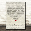 The Dubliners The Galway Shawl Script Heart Song Lyric Print
