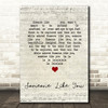 Paolo Nutini Someone Like You Script Heart Song Lyric Print