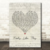 Maisie Peters Feels Like This Script Heart Song Lyric Print