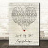 Lord of all hopefulness Jan Struther Script Heart Song Lyric Print