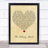 The Dubliners The Galway Shawl Vintage Heart Song Lyric Print